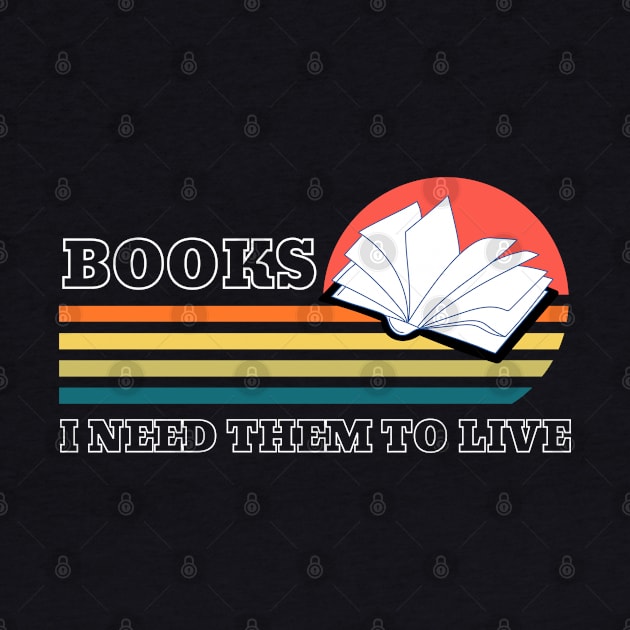 bookworm Need them to live retro vintage by NickDsigns